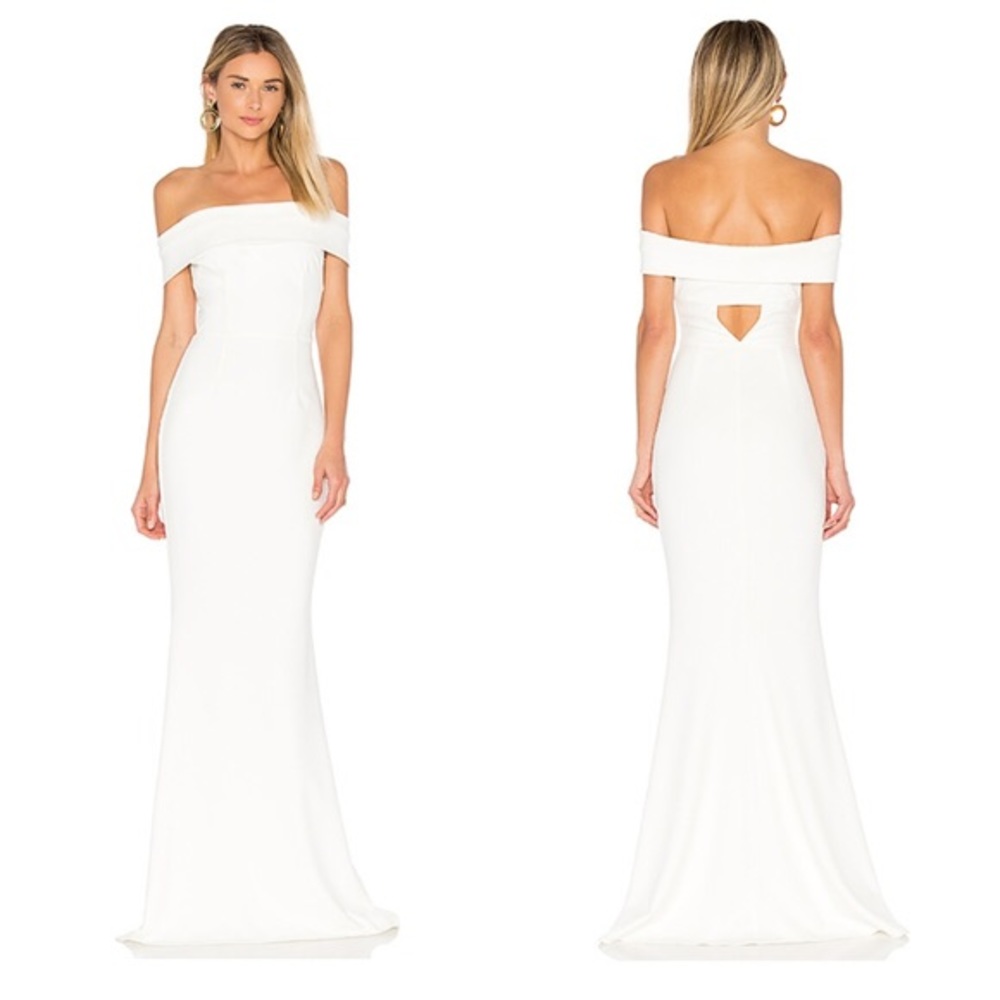 NWOT REVOLVE Katie May Ivory Legacy Gown Dress